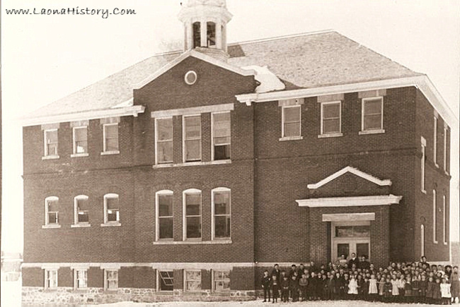 Laona Old school building